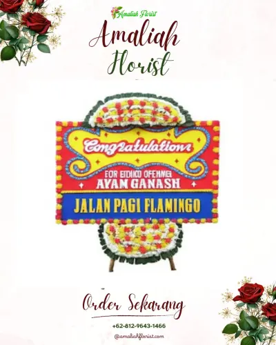 Bunga Papan Congratulation di Barengkok